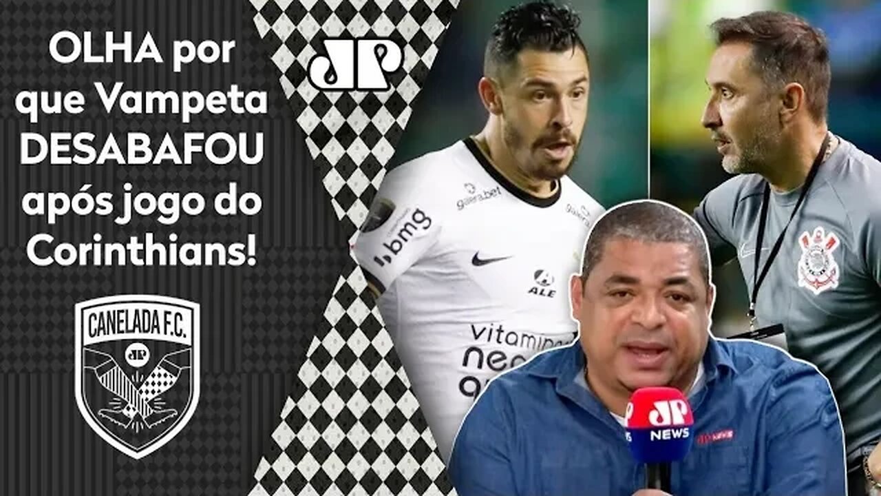 "Isso ME INCOMODA! Eu NÃO CONSIGO ENTENDER por que..." Vampeta DESABAFA após Cali 0 x 0 Corinthians!