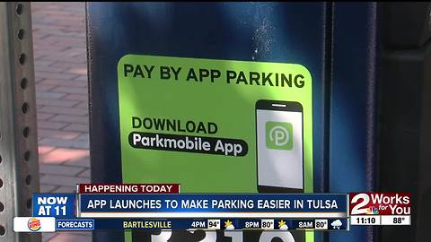 App launches to make parking easier in downtown Tulsa