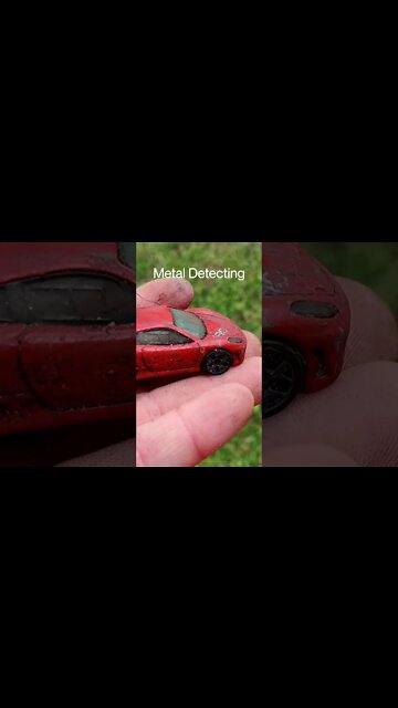pullin up in a ferrari #shorts #metaldetecting #treasure #treasurehunting