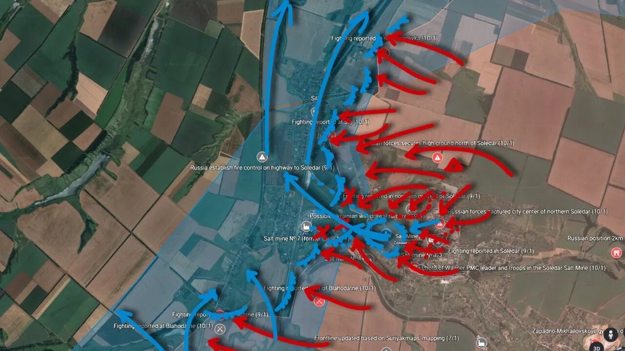 [ LIVE DISCUSSION ] Soledar on the verge of falling; troops encircled, retreat to be cut off