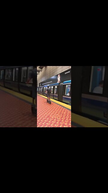 Scooter inside Montreal’s metro