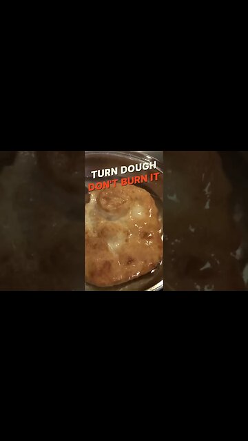 Make Fried Dough from Leftover Pizza Dough #Shorts