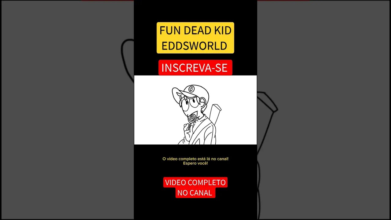 COMO DESENHAR FUN DEAD KID - EDDSWORLD #eddsworld #fundeadkid #shorts