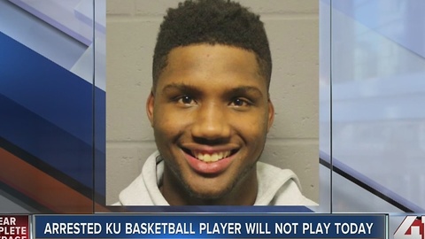 KU basketball player charged with battery