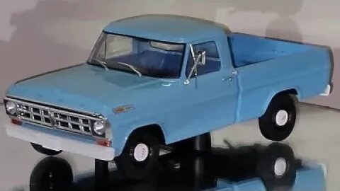 Model car unboxing: Ford F-100 1972 Azul - 1:24 - Autos Inolvidables - México