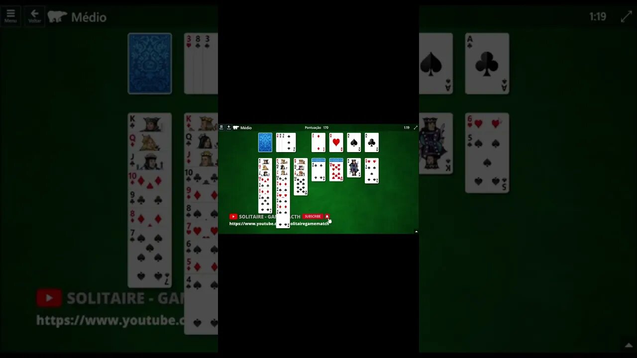 Microsoft Solitaire Collection Klondike INTERMEDIATE Level # 357 #shorts