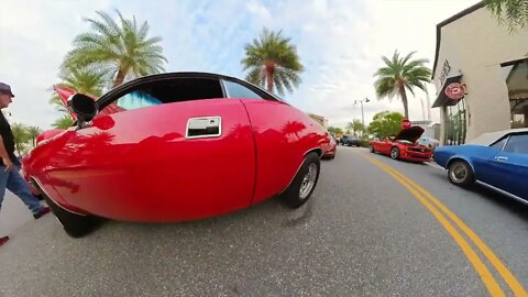 1973 Plymouth Barracuda - Promenade at Sunset Walk - Kissimmee, Florida #barracuda #insta360