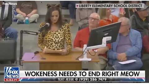 Mom in CAT COSTUME at School Board meeting ATTACKS WOKE CULTURE in legendary speech