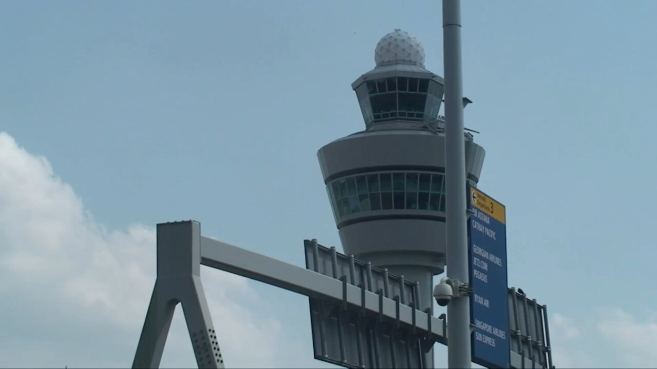 Stephanie op pad.....op Schiphol