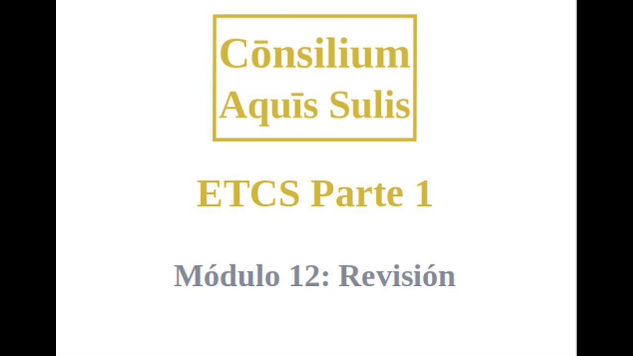 ETCS Parte 1 Módulo 12 (Español)