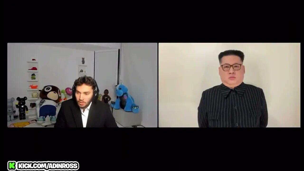 Adin Ross meets Kim Jong Un (Doppelgänger) on KICK #AdinRoss #KimJongUn #Kick #kicklivestream