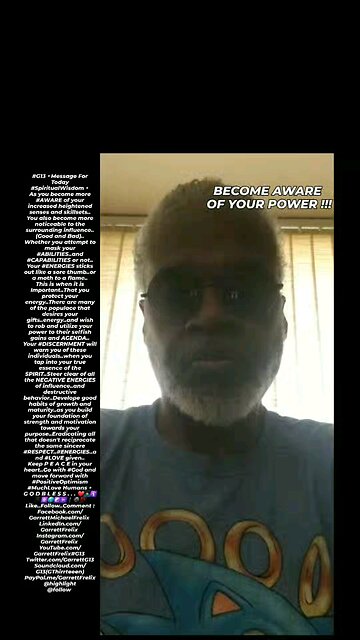 ▪︎BECOME AWARE OF YOUR POWER▪︎