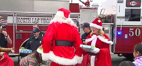 Local family loses home in blaze, firefighters join to help during Christmas