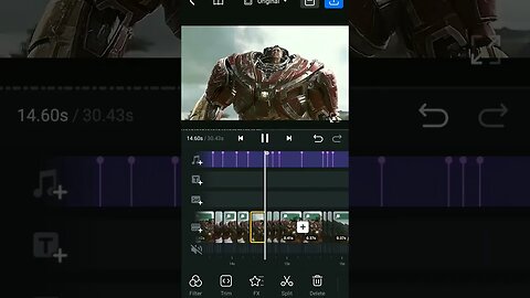 Vn video editing for Avengers movie