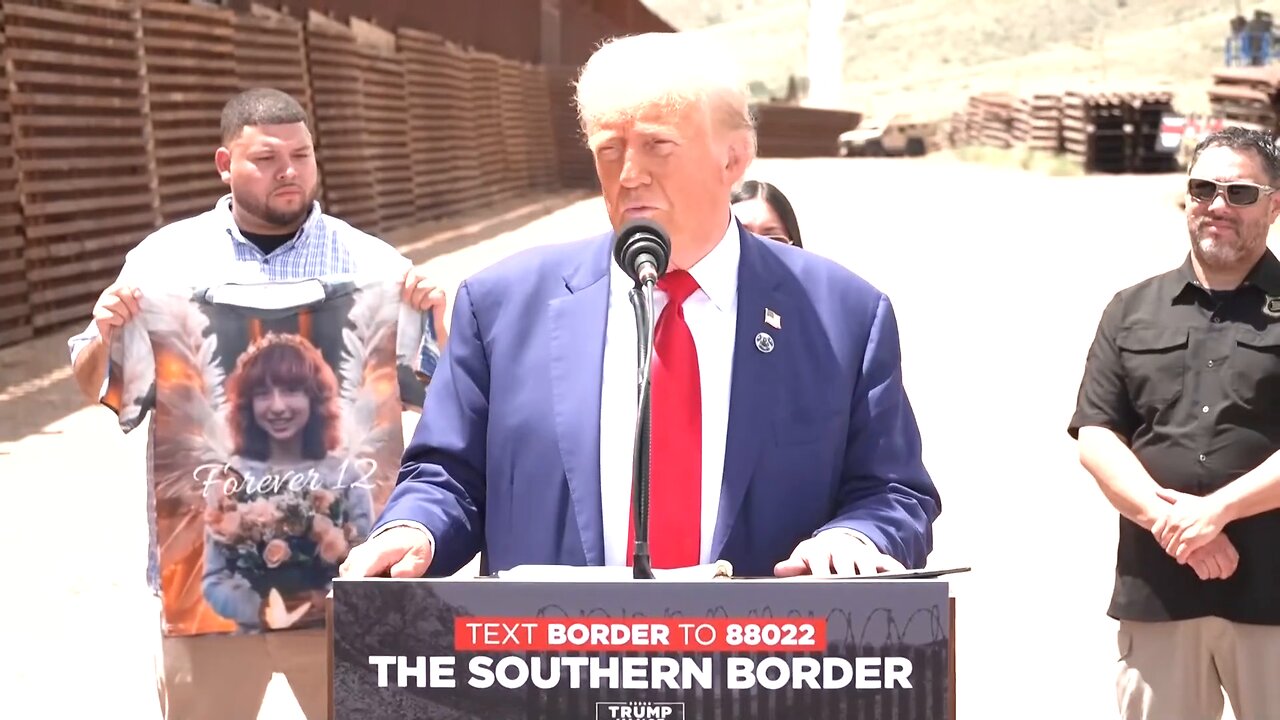 Donald Trump hosts an immigration event in Montezuma Pass, Arizona - August 22, 2024