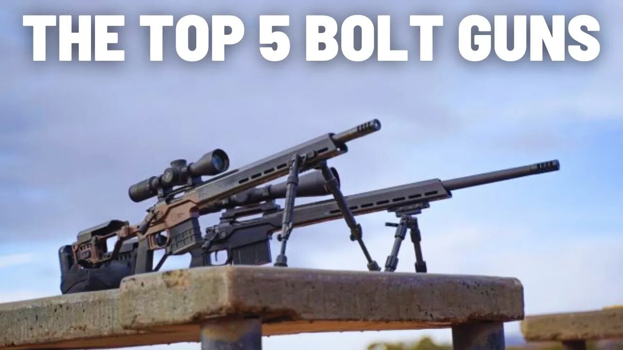 Our top 5 bolt guns!! #top5 #alphatactics