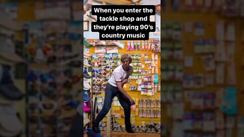 DANCING in the Tackle Shop #kayak #funny #bassfishing #bassangler #fishing