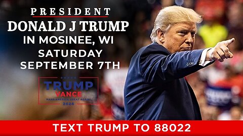 President Trump in Mosinee, WI