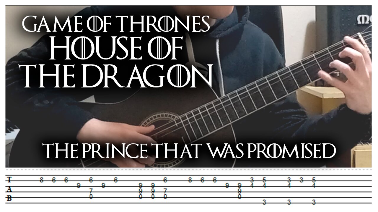 House of The Dragon - The Prince That Was Promised (Guitar Cover Tutorial + TABS) - Game of Thrones