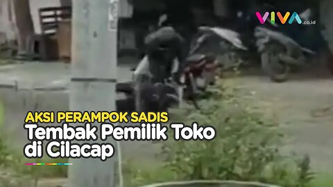 DETIK-DETIK Perampok Tembak Korban Saat Gondol Rp100 Juta