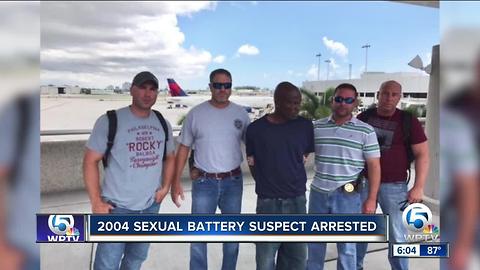 Man arrested for sexual battery of woman in 2004