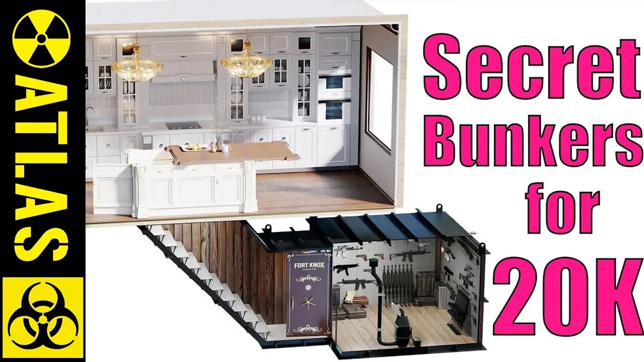 INCREDIBLE SECRET ROOMS and Tricked Out BOMB SHELTERS
