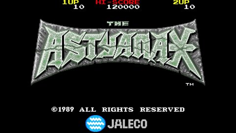 The Astyanax Arcade Game, Jaleco 1989, playthrough