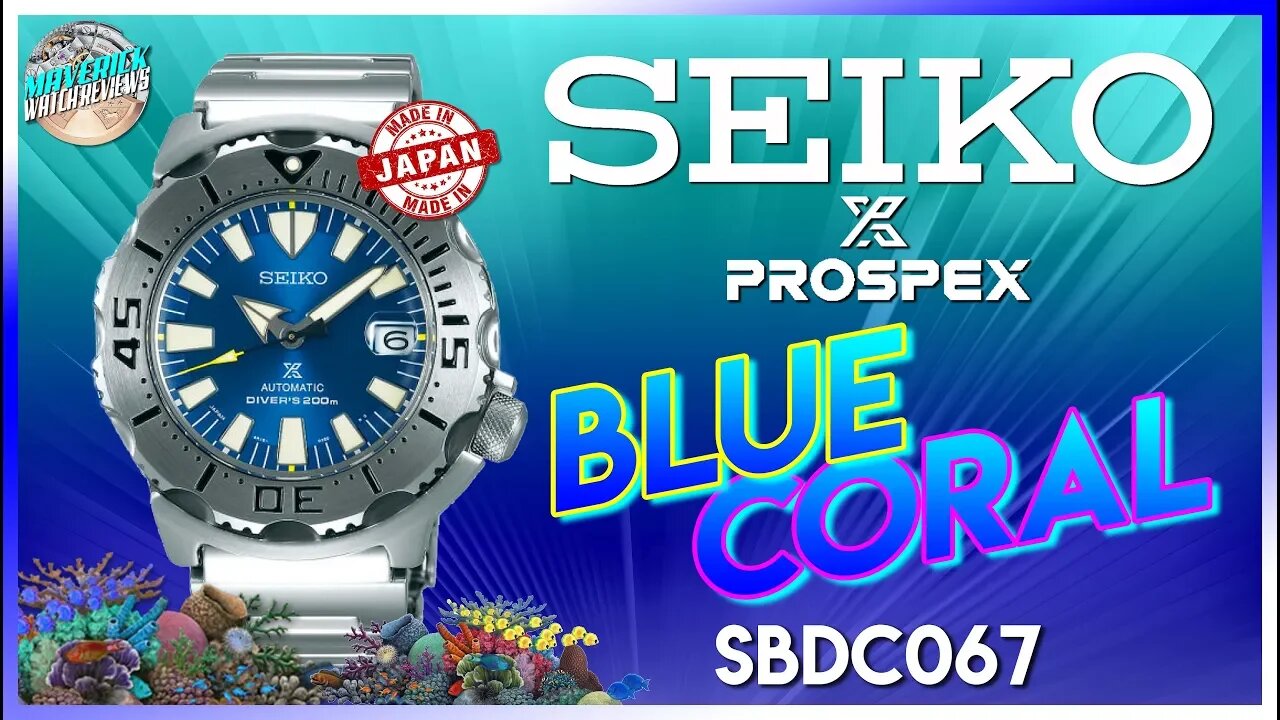 Gorgeous! | Seiko Blue Coral Reef Monster SBDC067 Unbox & Review | Get One While You Can!