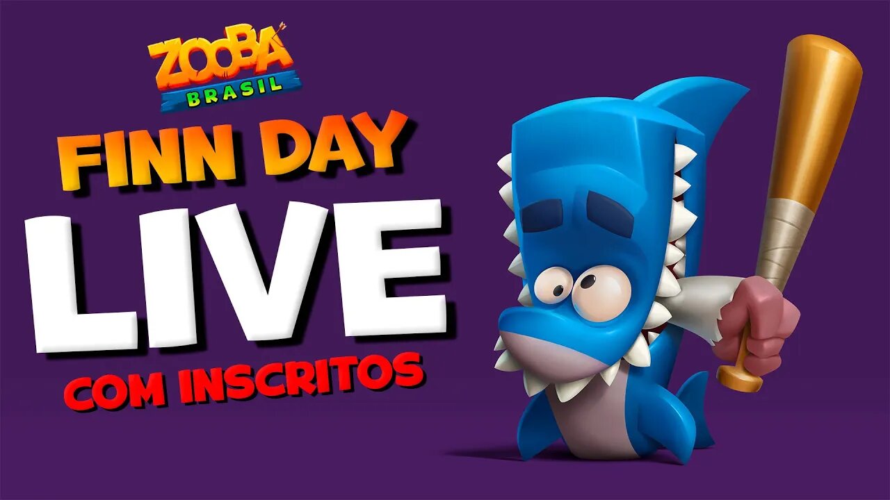 HOJE É DIA DO FINN BORA GANHAR BAÚ LENDÁRIO GRÁTIS! LIVE RÁPIDA!!! #zooba #sextou #jogar