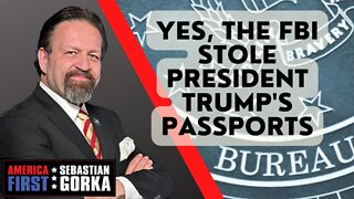 Yes, the FBI stole President Trump's Passports as well. Christina Bobb with Sebastian Gorka