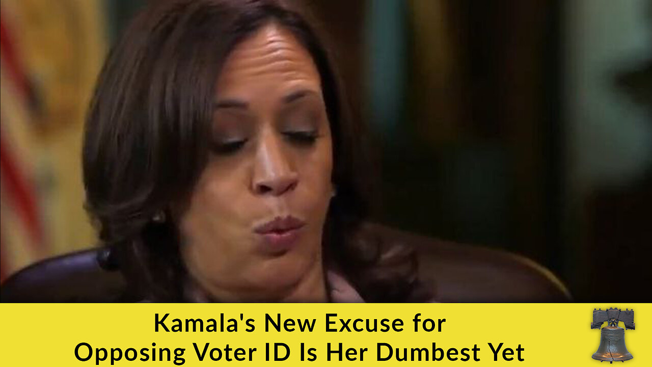 Kamala's New Excuse for Opposing Voter ID Is Her Dumbest Yet