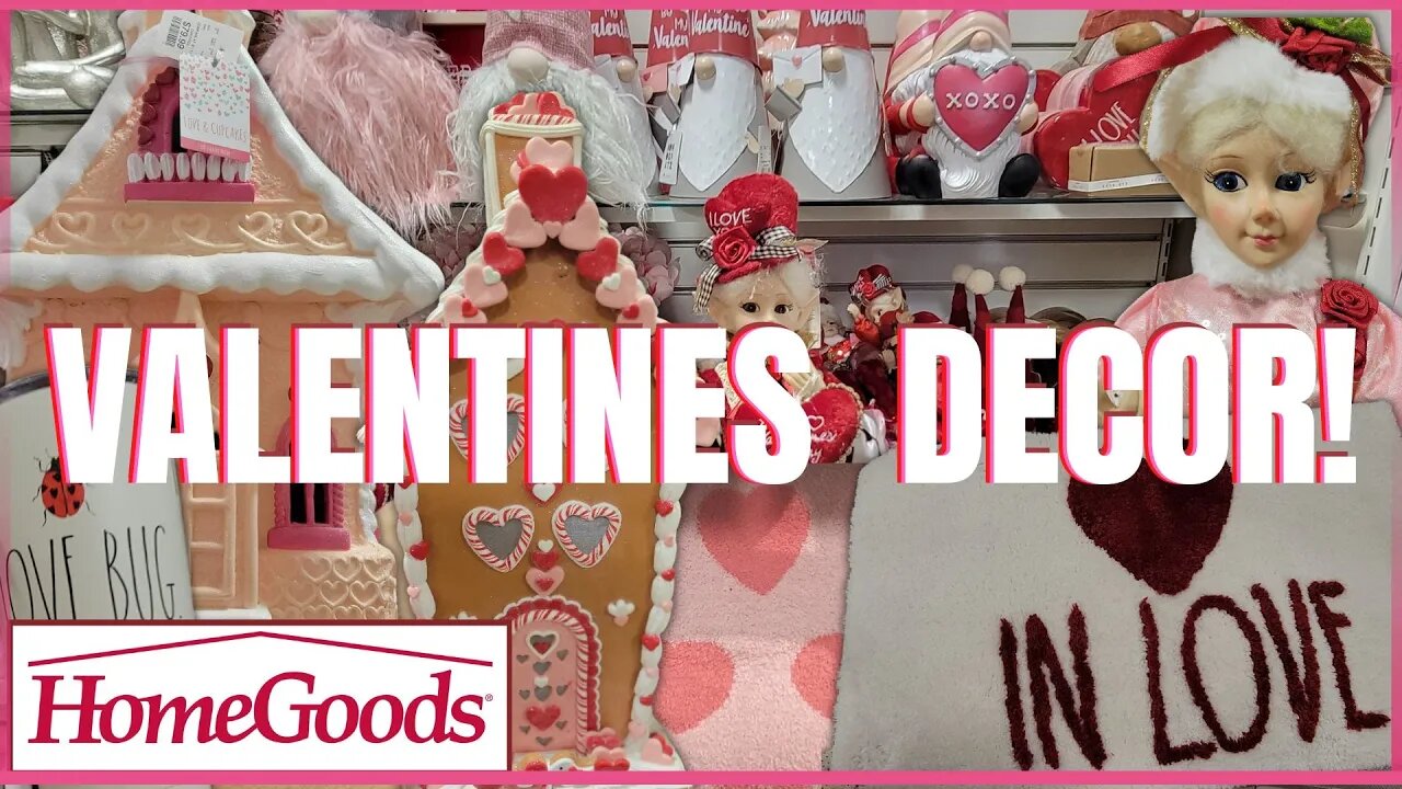 HOMEGOODS | 💖 VALENTINE'S DAY DECOR IN STORES NOW 💖 | COME SHOP WITH ME | #homegoods