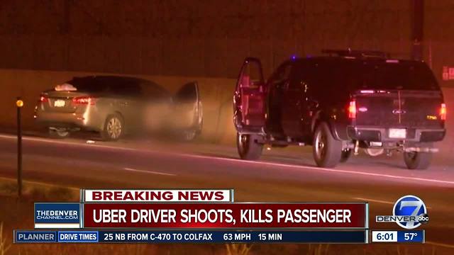 Police: Uber driver shoots, kills passenger on Denver interstate