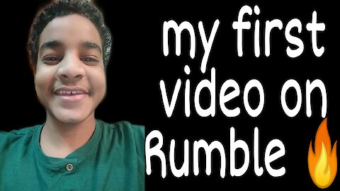 my first video on Rumble 🔥