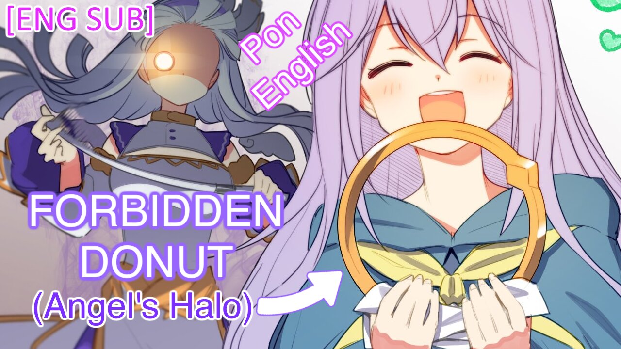 Vtuber Memory eats Lily's donut and talks about her Ponglish [ENG SUB]