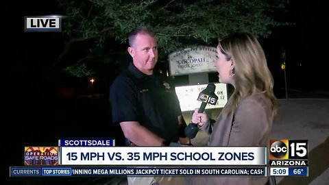 Police clamp down on excessive speeding in school zones