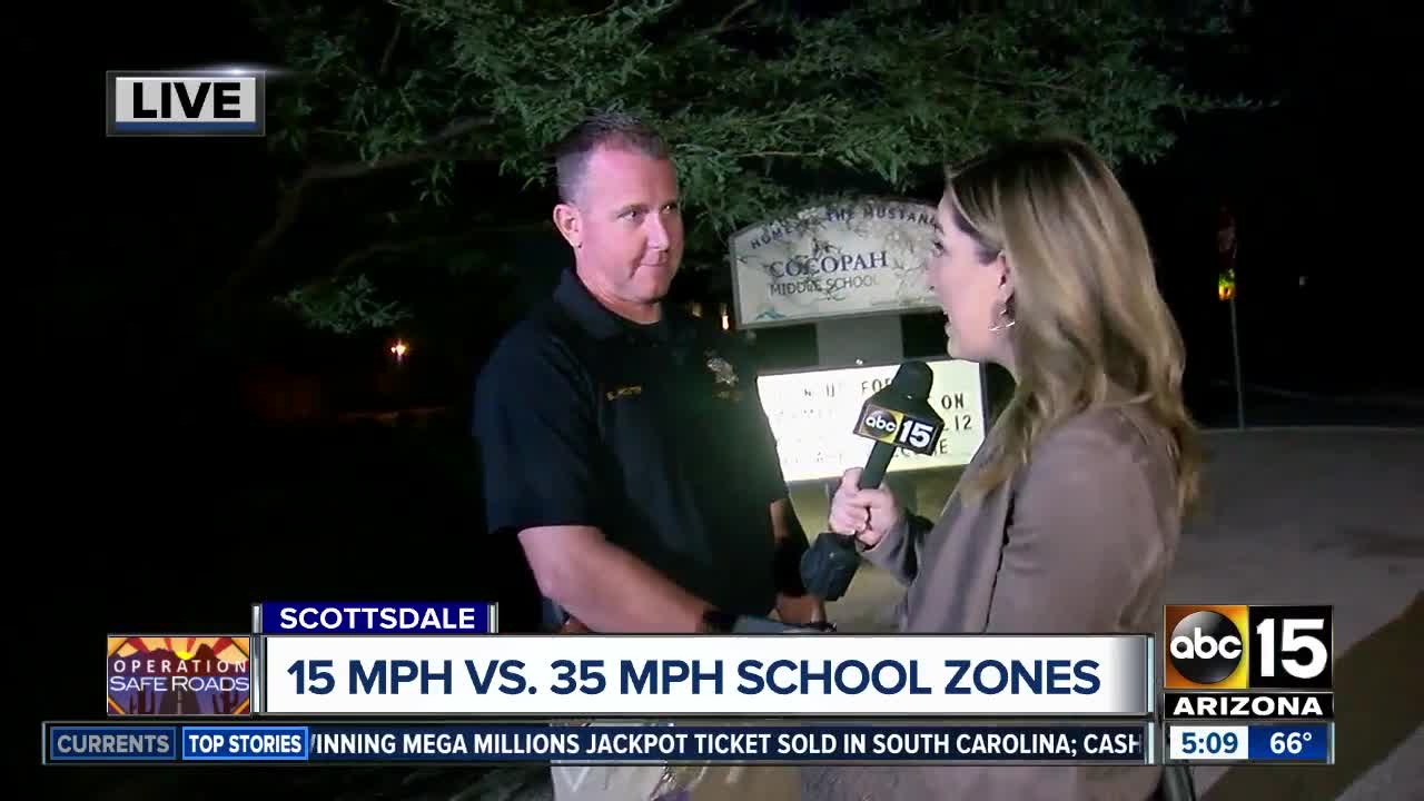 Police clamp down on excessive speeding in school zones