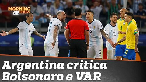 Argentina reclama de postura de Bolsonaro no estádio