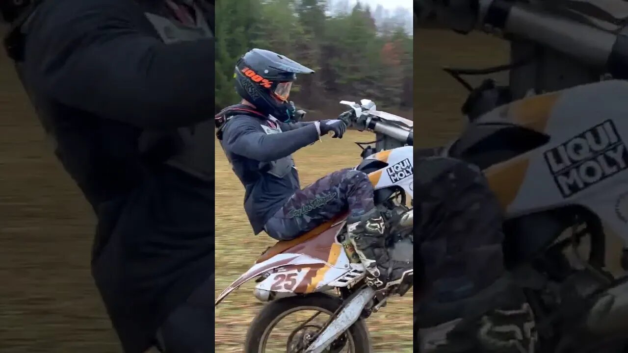 That was a close one😅 #enduro