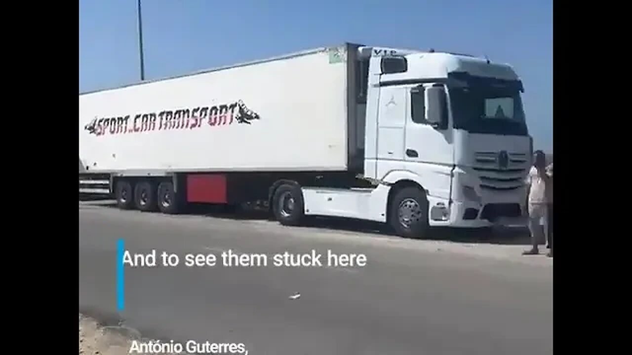 UN Aid Trucks Waiting To Enter Gaza Detained By Israel