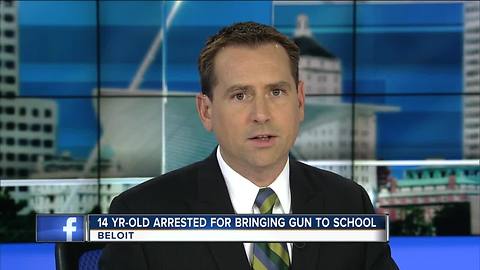 14-year-old student arrest for bringing gun to Beloit school