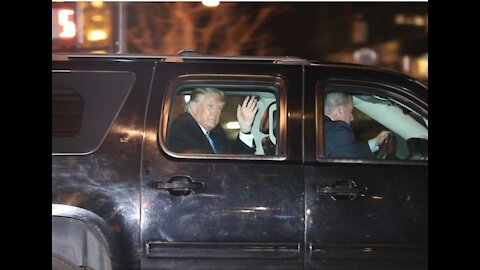 Trump Returns to NYC