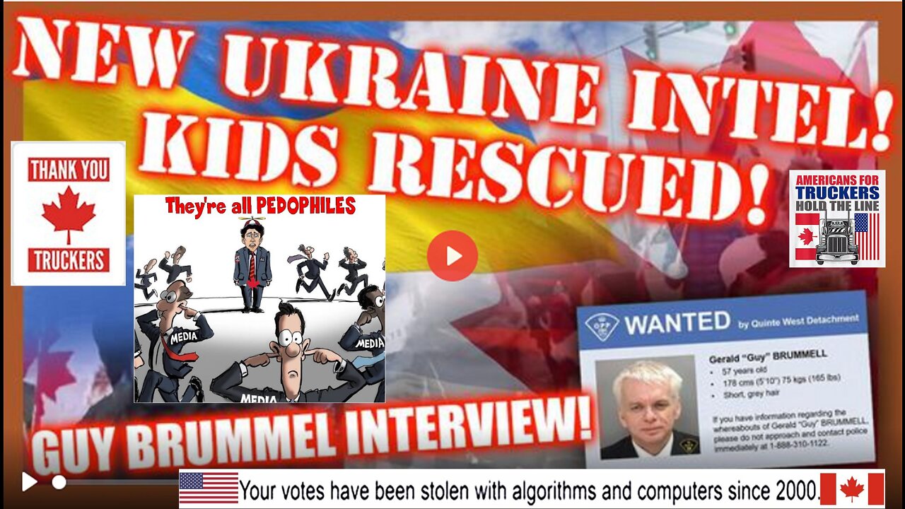 NEW INTEL! MILITARY RESCUING KIDS IN UKRAINE! MARCH MADNESS! GUY BRUMMEL!