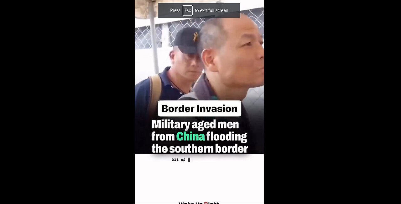 PLA at US Border?: Young Chinese Males Coming In