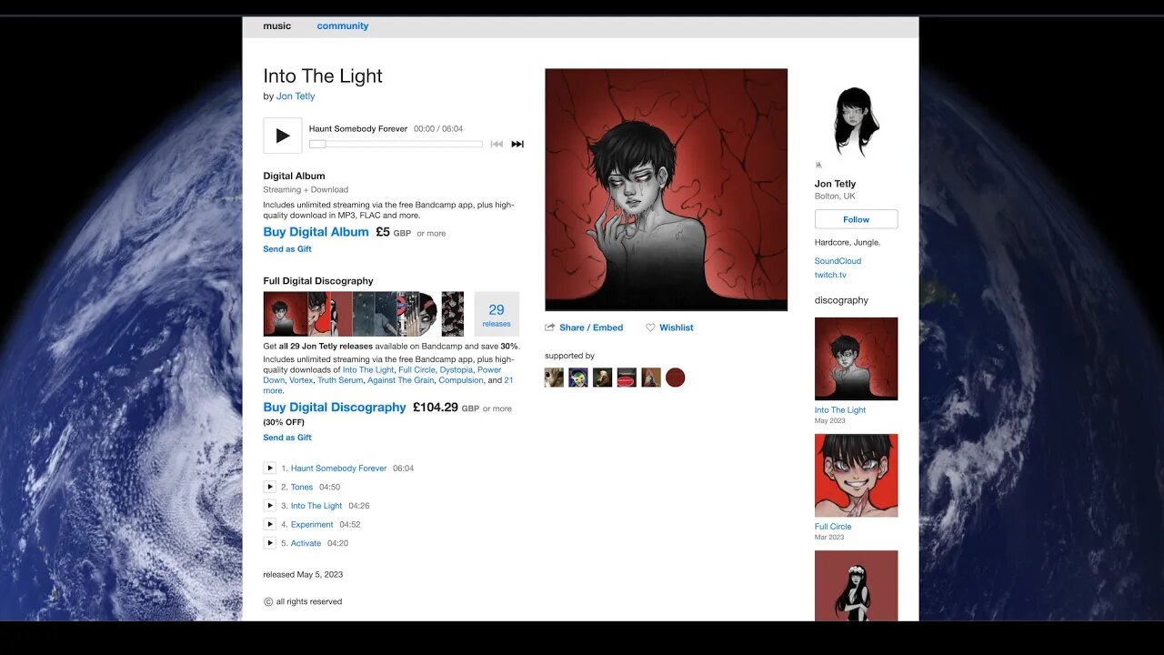 JON TETLY IN TO THE LIGHT EP - Drum and Bass | Jungle Music Album 2023 RAVEDUMP.COM/MUSIC - BANDCAMP