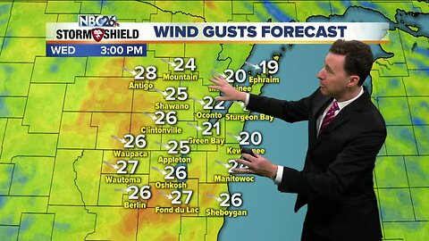 Michael Fish's NBC26 weather forecast