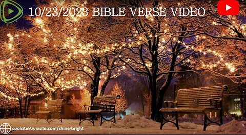 10/23/2023 BIBLE VERSE VIDEO