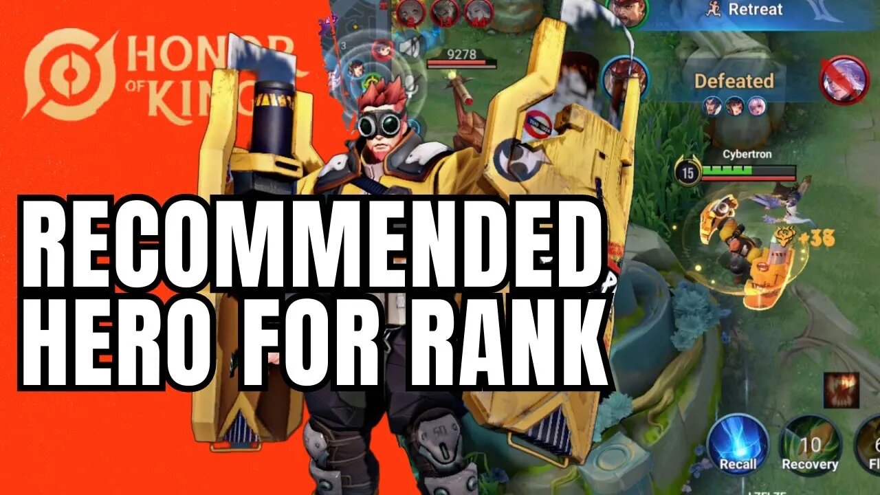 HONOR OF KINGS : Recommended Hero Push Rank