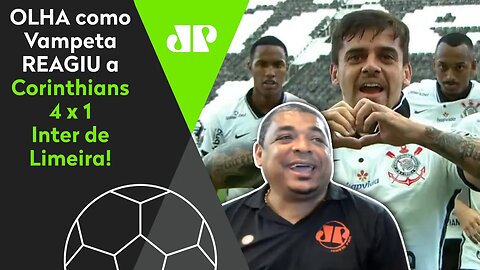 TIMÃO NA SEMI! OLHA como Vampeta REAGIU a Corinthians 4 x 1 Inter de Limeira!