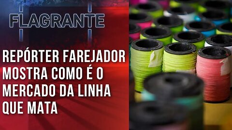 Linha chilena, proibida no uso de pipas, tem comércio livre no Brasil I FLAGRANTE JP